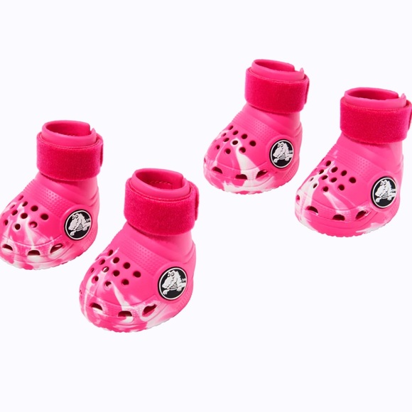 CROCS Other - CROCS Vibrant Dog Pink Paw Shoes- new in box ⚡️